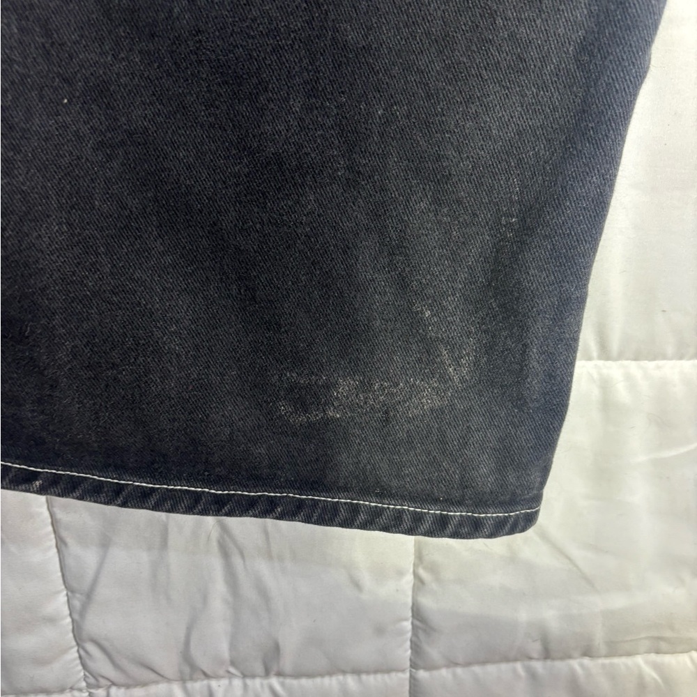 Vintage 90s BREAKDOWN Wide Leg Black Cargo Jeans JNCO Style - Picture 13 of 16